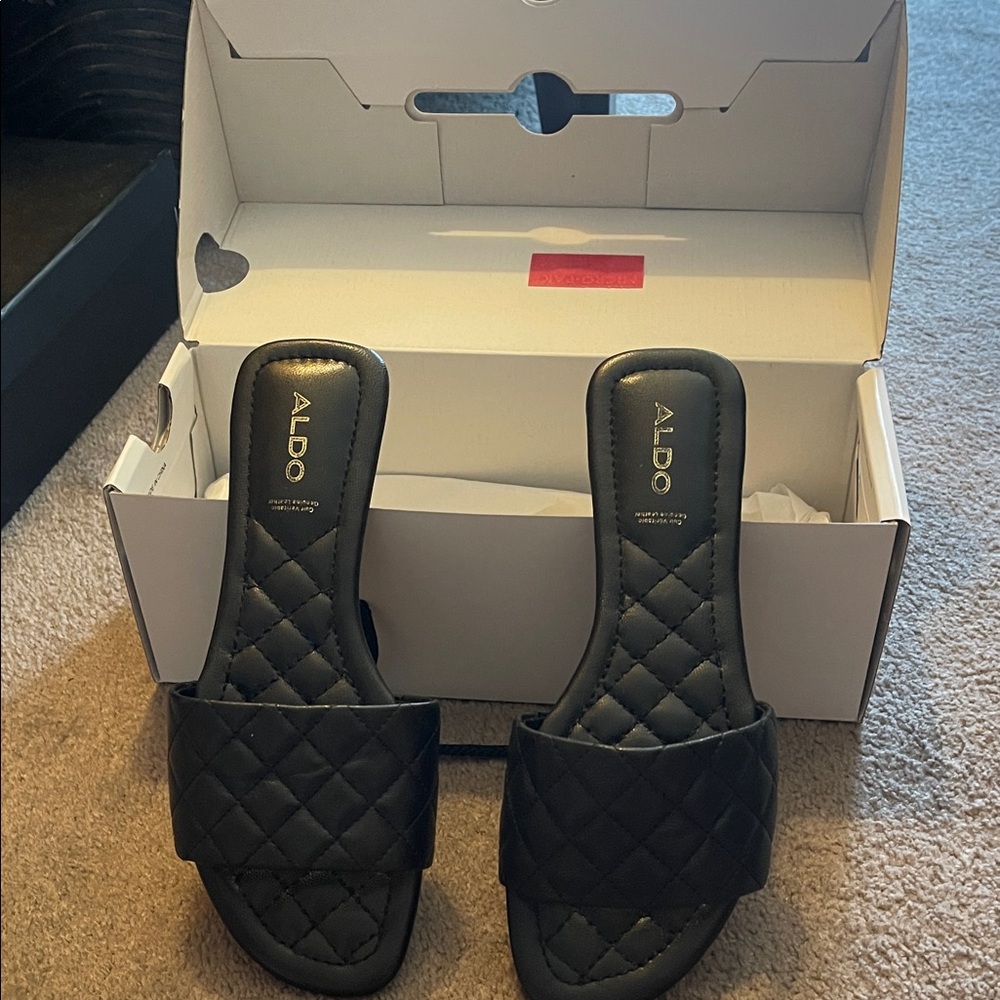 Cute 🥰 ALDO flats for any season. Great run around shoe. Only worn twice‼️